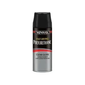 Minwax Fast-Drying Polyurethane Spray | Gloss | Clear | 11.5 Ounce
