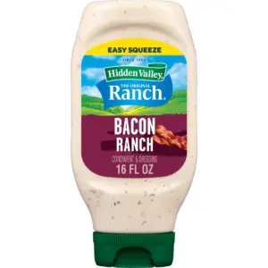 Hidden Valley Bacon Ranch Topping & Dressing | 16 Fluid Ounce Bottle
