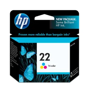 HP 22 Tri-color Original Ink Cartridge | ~165 pages | C9352AN#140