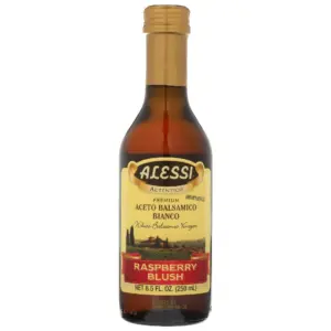 Alessi Vinegar White Balsamic Raspberry Blush | 8.5 fl. Ounce
