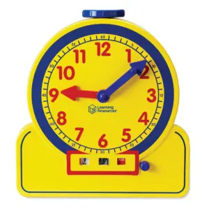 Learning Resources Primary Time Teacher 12-Hour Learning Clock | Ages 4+