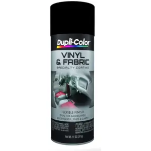 Dupli-Color HVP104 Gloss Black Vinyl and Fabric Coating 11 Ounce. Aerosol