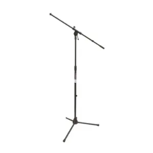 On-Stage MS7701B Euro Boom Microphone Stand (Black) (Premium Edition)