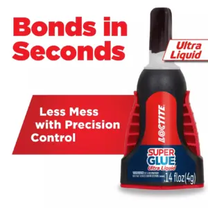 Loctite Super Glue Ultra Liquid Control | Pack of 1 | Clear 4 g Bottle | Single