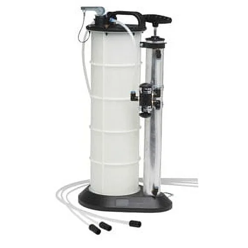 Mityvac 7201 | Manual Fluid Evacuator Plus | 2.3 Gal Reservoir | Push Button | Dipstick Tube,11.65 lbs