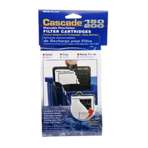 Cascade Penn-Plax | Cascade Hang-on Power Replacement Aquarium Filter Cartridge Media- 3 Pack | Other | Cascade 150 and 200 | 3 pc/3 pack