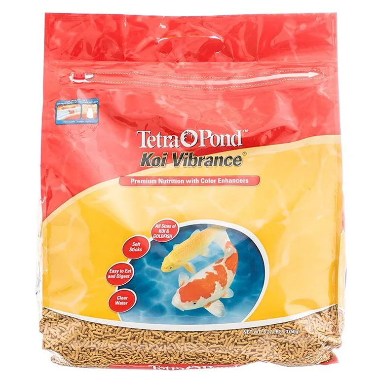 Tetra Pond Koi Vibrance Color Enhancing Floating Pond Fish Food | 8.27 lbs