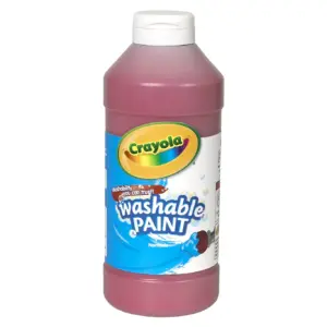 Crayola Washable Paint | 16 Ounce. Bottle | Red
