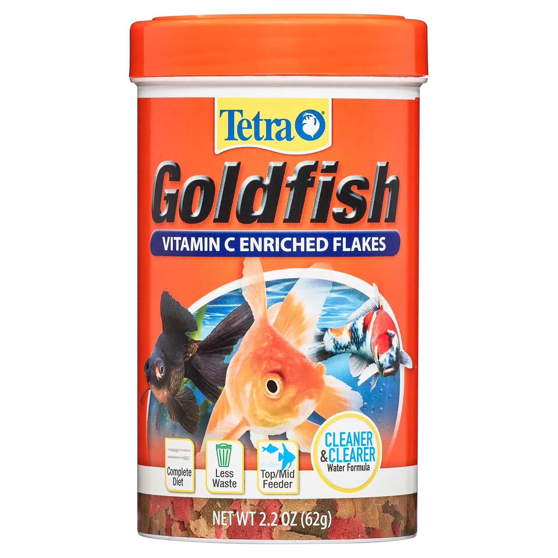 Tetra Goldfish Flakes | Balanced Diet Fish Food | Clear Water Formula | 2.2 Ounce. | 1