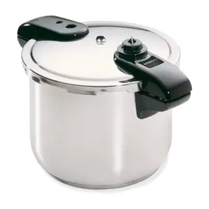 Presto 01370 8 Quart Stainless Steel Pressure Cooker | Tri Clad Base | Silver