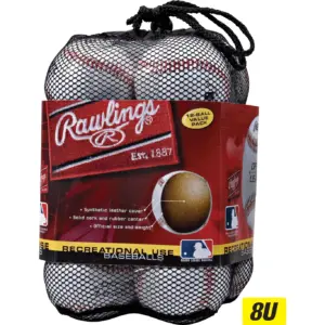 Rawlings 8U Official League OLB3 Practice Youth Baseball | Single Ball (1)