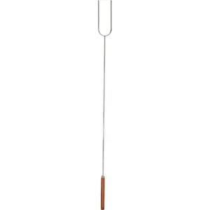 Coghlan's 41” Chromed-Steel Wooden Handle Roasting Camp Fork | 1 Pack