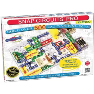 Snap Circuits Pro SC500 | Electronic Science Kit | 500 Project STEM Educational Toy | Ages 8+ (Premium Edition)