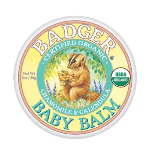 Badger Baby Balm Tin | Chamomile & Calendula | 2 Ounce | 2 Ounce Tin