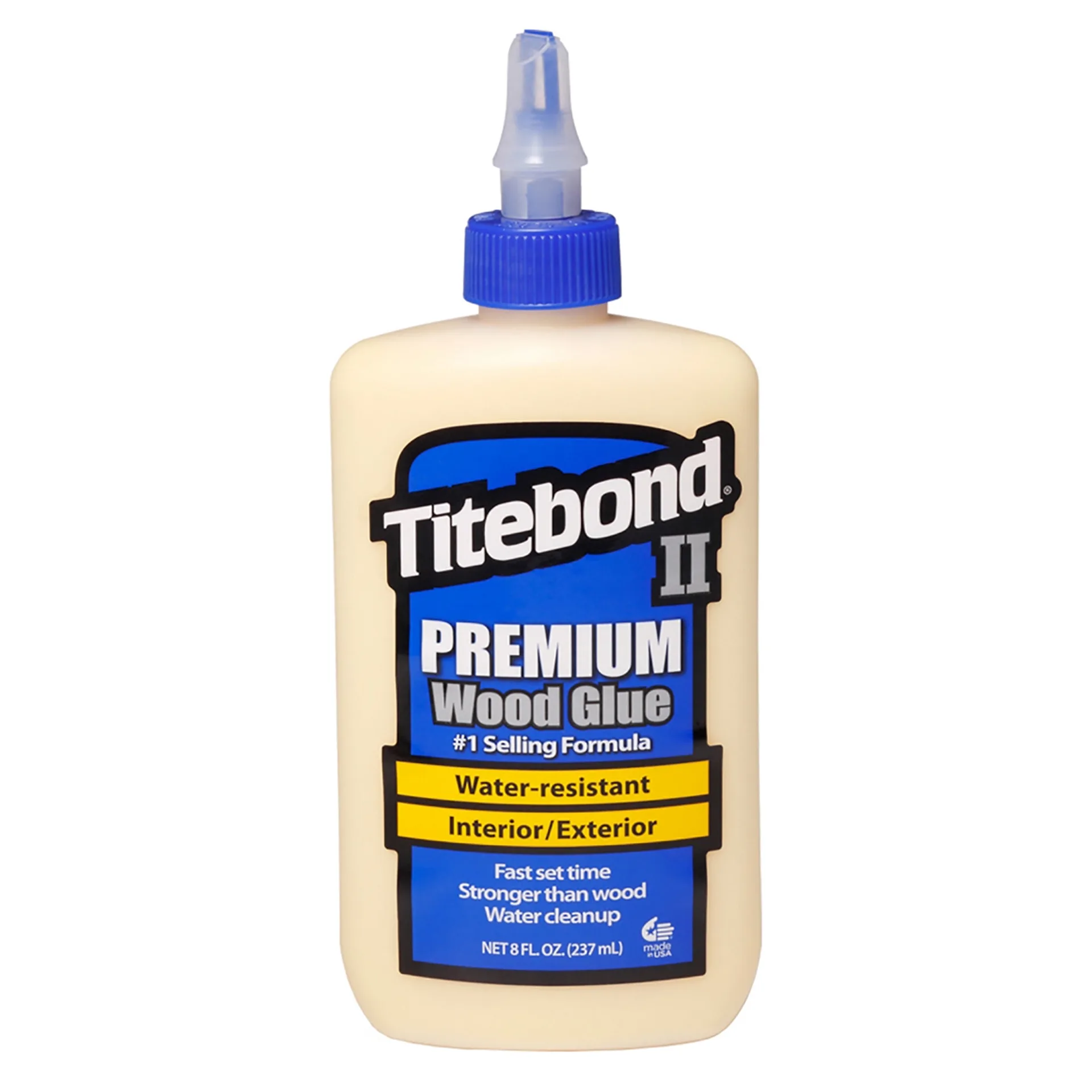 Titebond II Premium Wood Glue 8 Ounce. | Single | 8 fl Ounce
