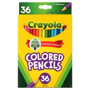 Crayola Colored Pencil Set | 36 Ct | Arts and Crafts | School Supplies | GIfts for Kids and Artists