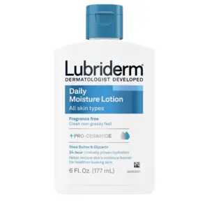Lubriderm Unscented Daily Moisture Lotion + Pro-Ceramide | 6 fl. Ounce