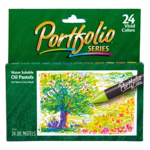 Crayola Portfolio Series Water-Soluble Oil Pastels | 24-Colors