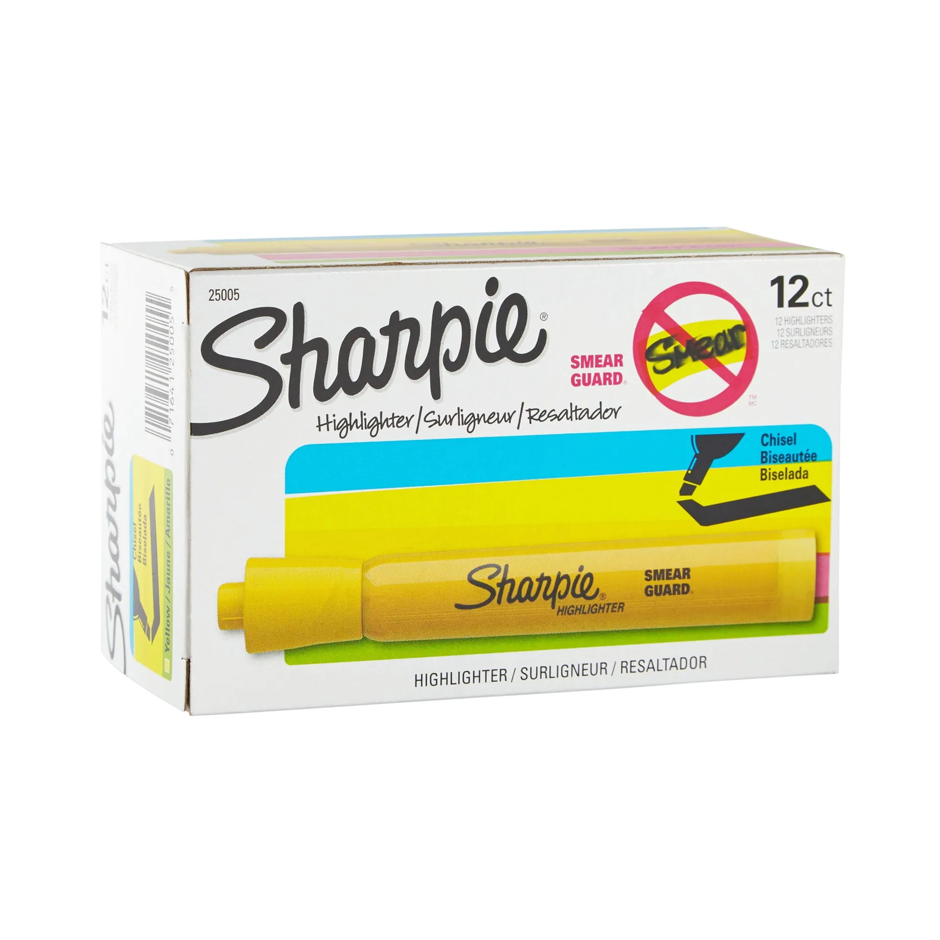 Sharpie SmearGuard Tank Style Highlighters | 1 Dozen (Quantity) | 12