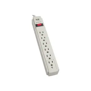 Tripp Lite 6 Outlet Surge Protector Power Strip | 4 ft. Cord | 790 Joules | LED (TLP604)