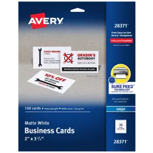 Avery Tent Cards | 2 x 3.5 | White | 160 Place Cards (5302)