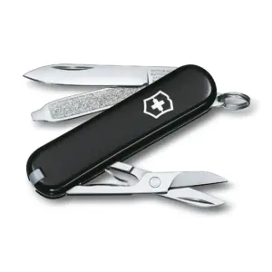 Victorinox Swiss Army Classic SD 7 Function 58 Millimeters Black Pocket Knife 0.6223.3-033-X2