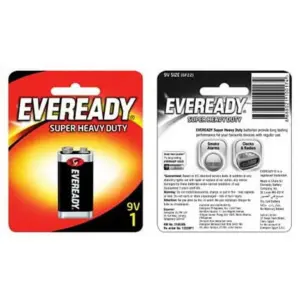 Eveready Super Heavy Duty Battery 9V 1 ea (Premium Edition)