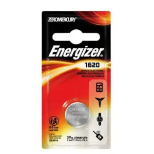 Energizer Lithium CR1620 Button Cell Battery (Premium Edition)