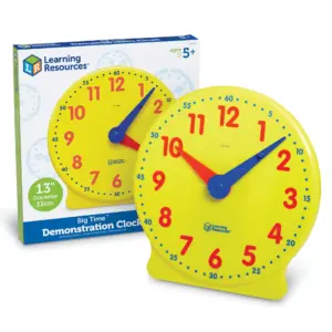 Learning Resources | LRN2094 | Big Time Demonstration Clock | 1 Each | Multi