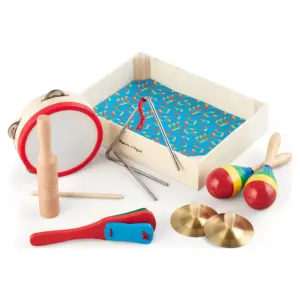 Melissa and Doug Band-Inch-a-Box Clap! Clang! Tap! 10-Piece Musical Set | Toddler Toys | 1