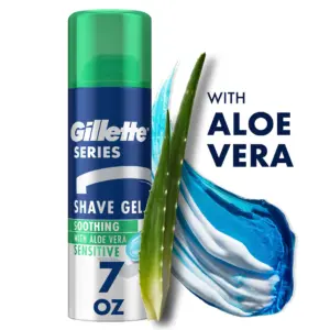 Gillette Series Soothing Shave Gel for Men with Aloe Vera | 7 Ounce | 1
