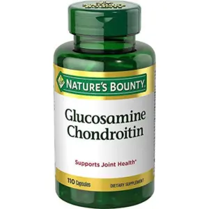 Nature's Bounty Glucosamine Chondroitin Pills & Dietary Supplement | Support Joint Health | 110 Capsules | 1