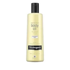 Neutrogena Body Oil Light Sesame Formula | Fragrance Free Dry Skin Moisturizer and Hydrating Body Massage Oil | 8.5 fl Ounce | 1
