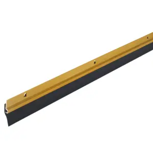 M-D Building Products 05702 36 Inch. Gold Aluminum & Vinyl Standard Screw-on Door Sweep