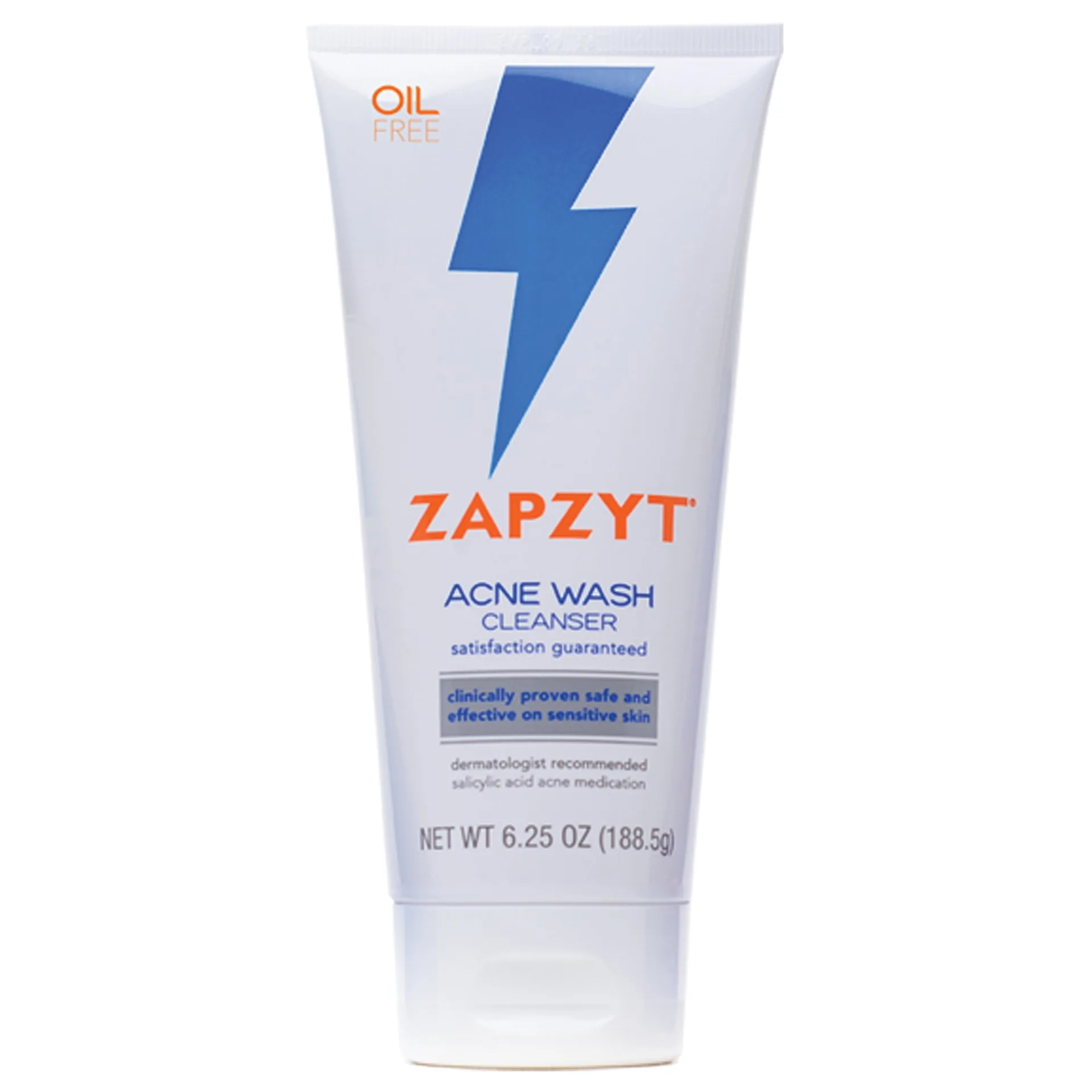 ZAPZYT Acne Wash Cleanser | 6.25 Ounce | 1