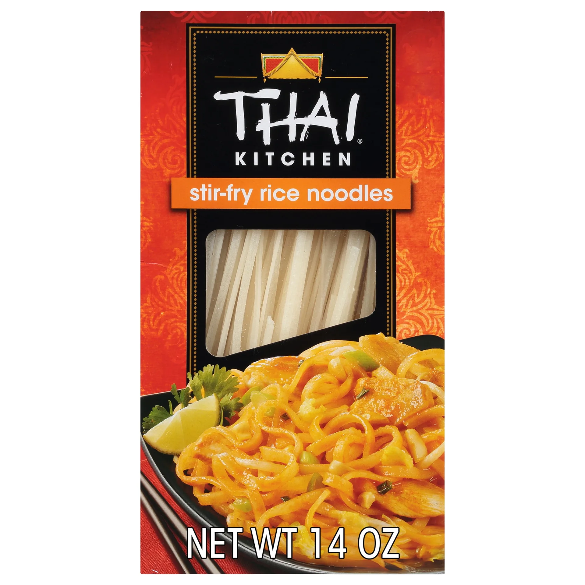 Thai Kitchen Gluten Free Gluten Free Stir Fry Rice Noodles | 14 Ounce Box | Single