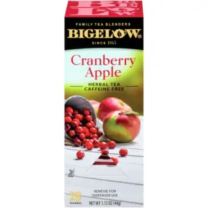 Bigelow | BTC10400 | Cranberry Apple Herbal Tea | 28 / Box