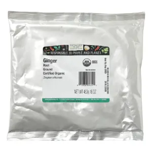 Frontier Co-op Certified Organic Ground Ginger Root | 16 Ounce