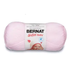 Bernat Softee Baby #3 Light Acrylic Yarn | Pink 5oz/140g | 362 Yards | Single
