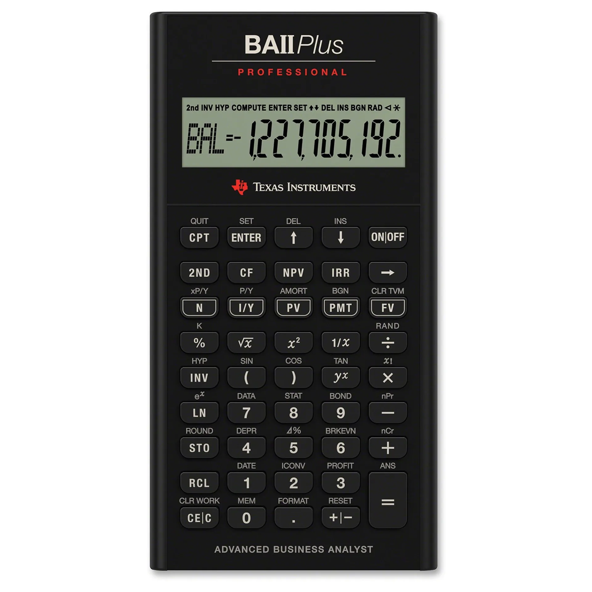 Instruments Professional Financial Calculator Silver 9.8 Inch (Premium Edition)