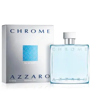 Azzaro Chrome Eau de Toilette for Men | 3.3 Ounce | 3.4 Ounce | Chrome 3.4 Ounce