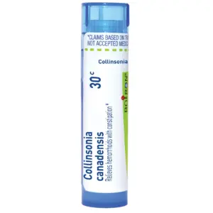 Boiron Collinsonia Canadensis 30C | Homeopathic Medicine for Hemorrhoids With Constipation | 80 Pellets