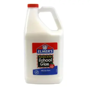Elmer's Liquid School Glue | Washable | Great for Making Slime | 1 Gallon | 1 Count