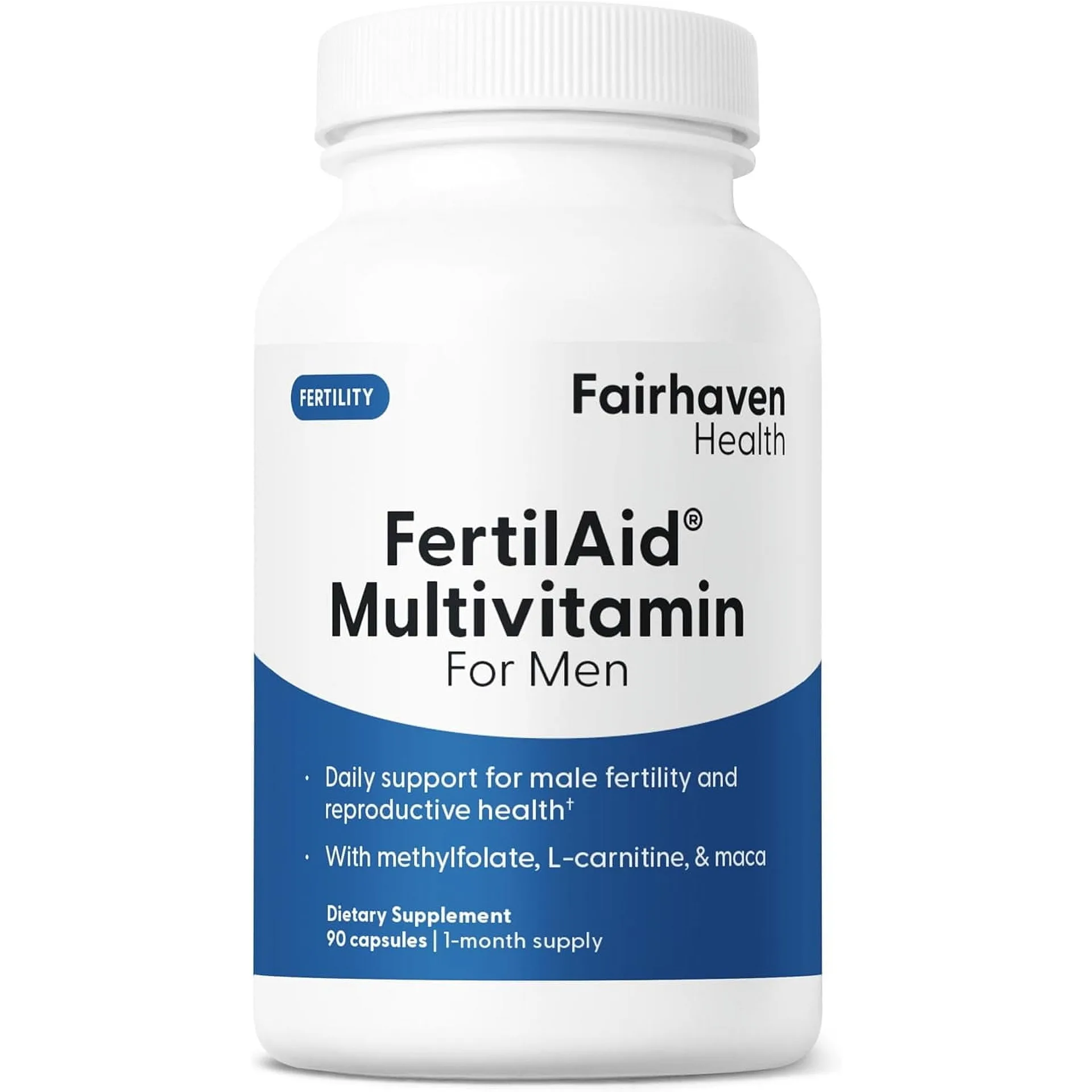 FertilAid for Men | Male Fertility Supplement & Multivitamin for Sperm Count | Motility & Morphology | 90 Veg Capsules | 1 Month Supply