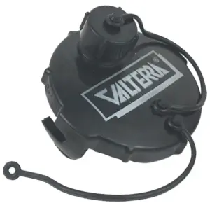 Valterra T1020-1 Waste Valve Cap | 3 with Capped 3/4 GHT | Black
