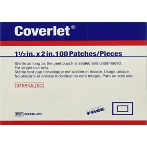 Coverlet Fabric Shapes Patch 1-1/2 x 2 (Box of 100) (Premium Edition)