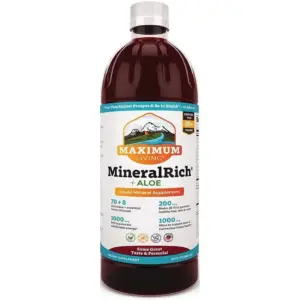 Maximum Living Mineralrich + Aloe Vera 32 fl Ounce Liq