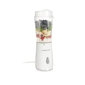 Hamilton Beach Personal Blender with Travel Lid | 14 Ounce. jar | white | 51101G