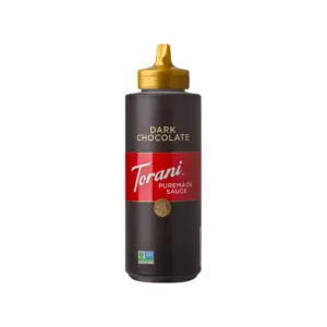Torani Puremade Dark Chocolate Sauce 16.5 Ounce | Single