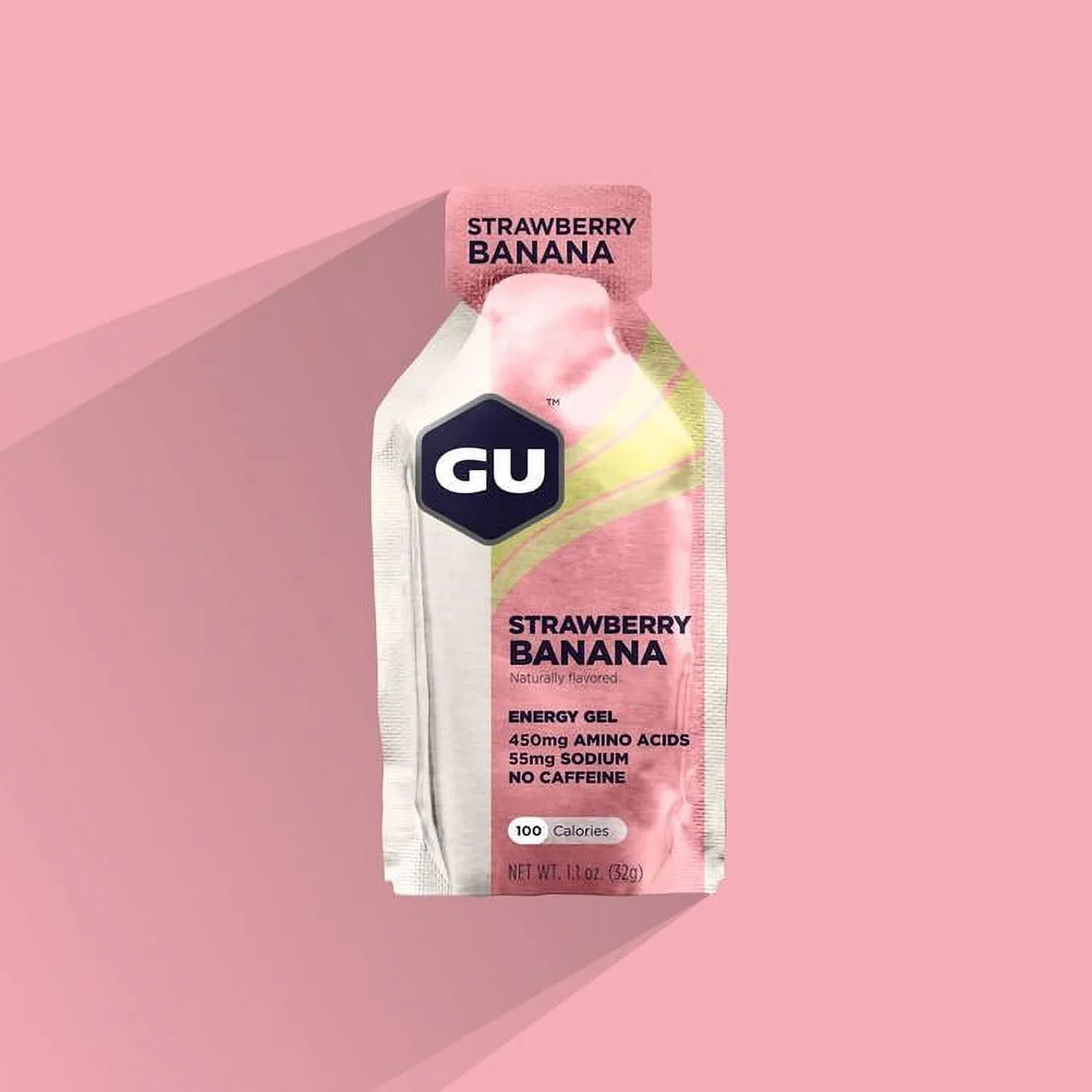 GU Energy Gel: Strawberry/Banana Box of 8 (Premium Edition)